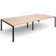 Adapt Rectangular Bench Style Boardroom Table